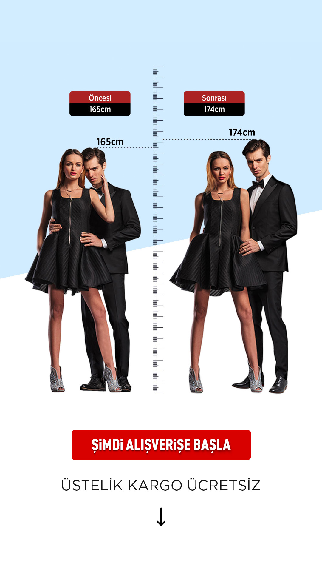 Gizli Topuklu Boy Uzatan Damat Ayakkabıları